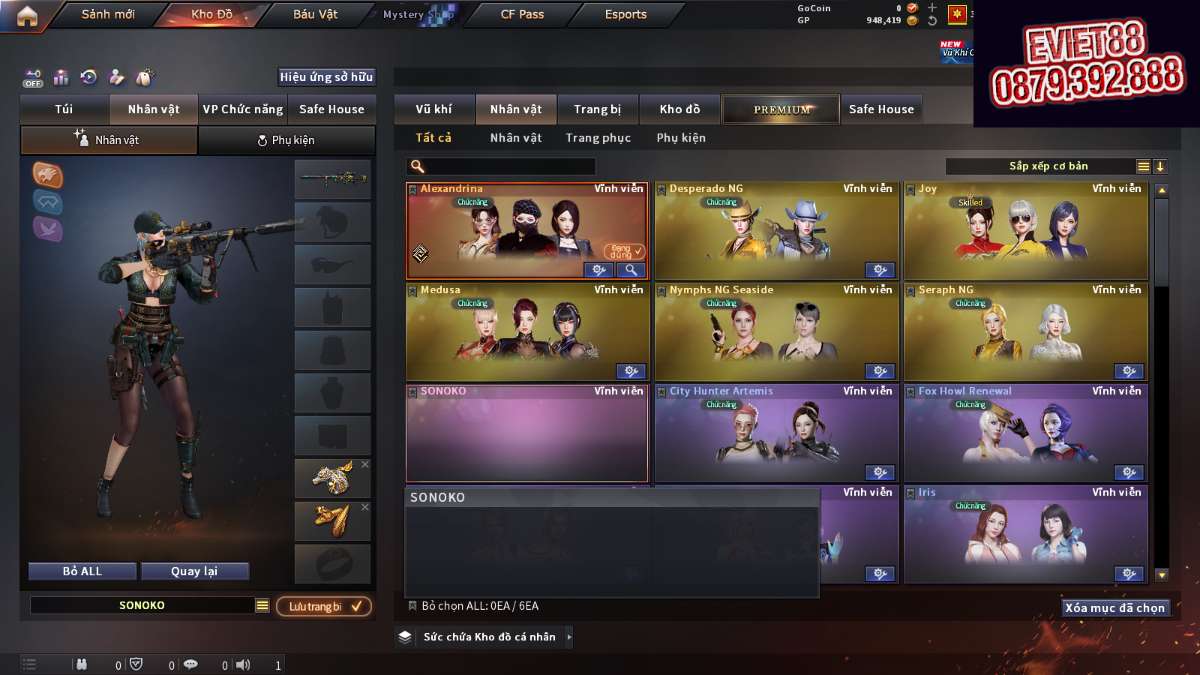 shop acc cf uy tin gia re